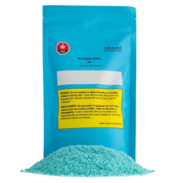 CBD Salt Soak – Blue Berry Sunset