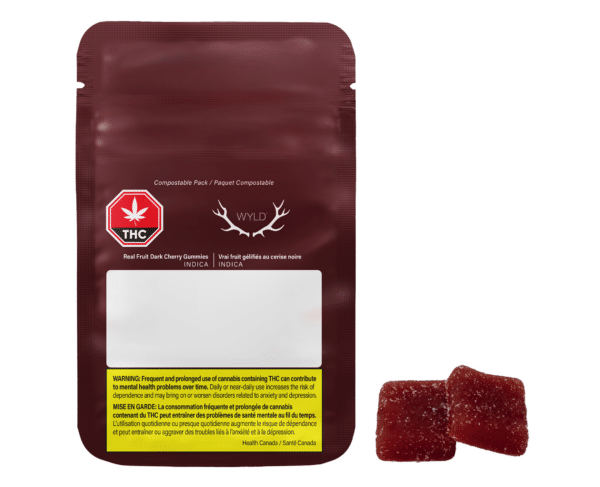 Vrai Fruit Gélifiés au Cerise Noire
