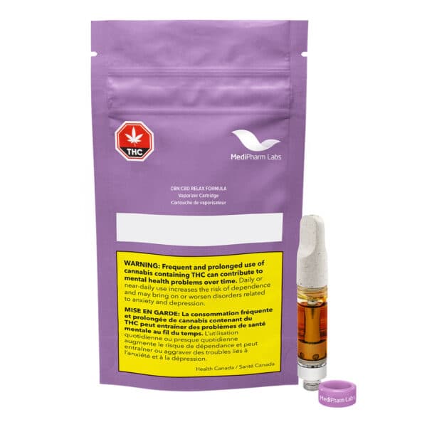 Relax CBN:CBD Vape Cart - Image 3