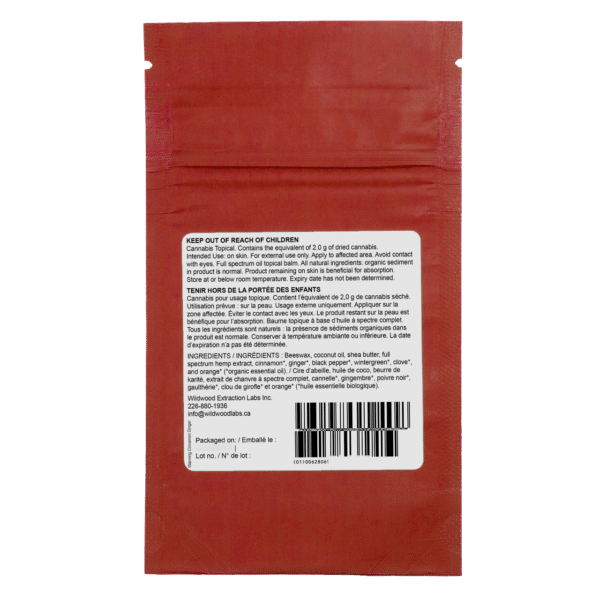 Warming Cinnamon & Ginger CBD Pain Relief Stick - Image 3